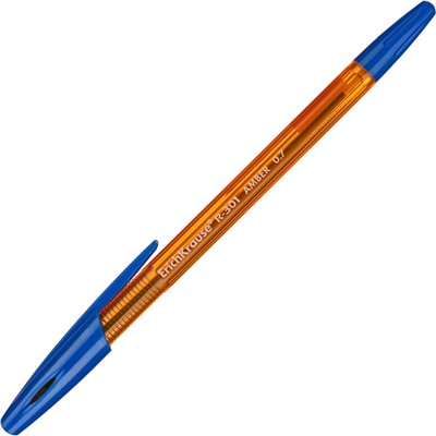Ручка шариковая неавтомат. Erich Krause R-301 Amber Stick 0,7,масл,син
