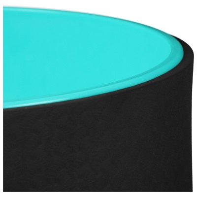 Йога-колесо Sangh «Лотос», 33×13 см, цвет мятный/чёрный