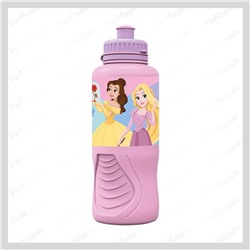 Бутылка пластиковая спортивная эргономичная Disney Princesses 4 дл