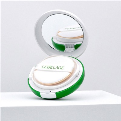 Lebelage Солнцезащитный кушон с экстрактом центеллы / Cica No Sebum Sun Cushion SPF 50+ PA+++, светло-бежевый, 15 г