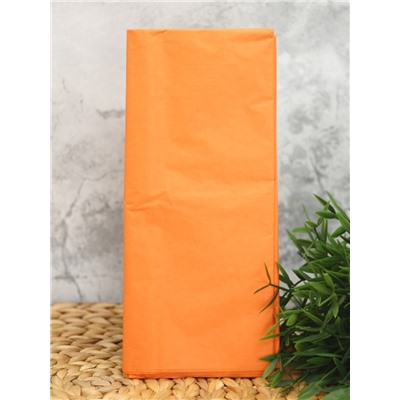Бумага тишью "Classic", orange, 50 х 66 см, 14 г/м2 (набор 10 шт.)