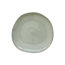 Тарелка обеденная 27см (зелёный) "Organica" без инд.упаковки.