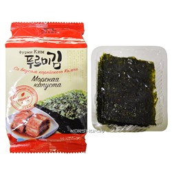 Морская капуста со вкусом корейского Кимчи Furmi Kim (10 листов), Корея, 5 г Акция
