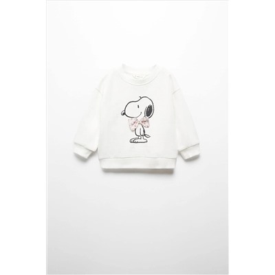 Mango Snoopy Cotton Sweatshirt