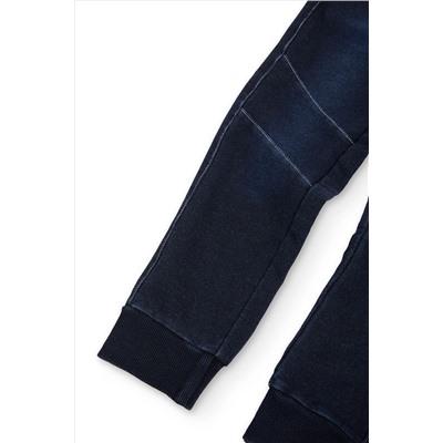 Pantalón felpa denim de niño azul oscuro