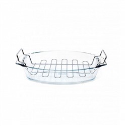 Блюдо Pyrex Irresistible 39х27см овальное с решеткой