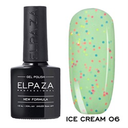 Гель лак для ногтей 10 мл. ELPAZA ICE CREAM №6