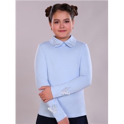 Блузка трикотажная для девочки Сильвия, Светло-голубой