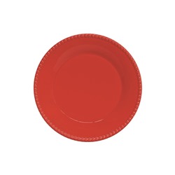 Тарелка обеденная 26см (красный) "Tiffany" без инд.упаковки.