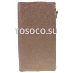 15 9918 khaki кошелек GENUINE LEATHER натуральная кожа 9x19x2