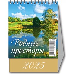 Календарь-домик настольный 2025,Родные просторы,1спир,100х140,0825005