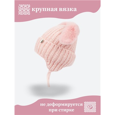 372690 Шапка с утеплителем зима цв. розовый
