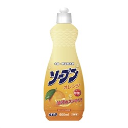KANEYO Жидкость для мытья посуды «Kaneyo - Сладкий апельсин» 600 мл, флакон / 20