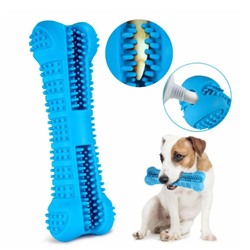 Зубная щетка-игрушка для зубов собак в форме косточки (в ассортименте)
