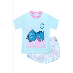 Character Blue Lilo And Stitch Short Pyjamas