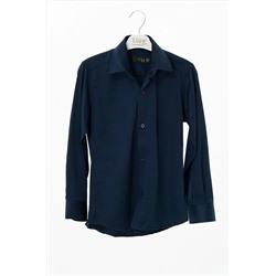 Темно-синяя рубашка для мальчика TGLC4005