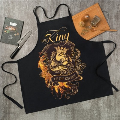 Фартук "Этель" The King of the kitchen 73х71 см, 100% хлопок, саржа 190 гр/м2