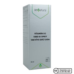 Venatura Витамин D3 1000 МЕ 20 мл Спрей