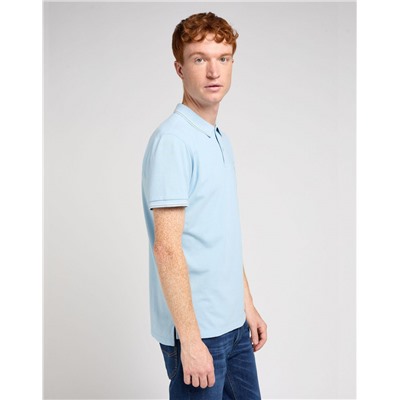 Рубашка поло мужская PIQUE POLO HEATHER BLUE SKY