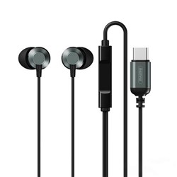 Наушники Remax iP Metal Wired Earphone for Music & Call RM-512i - Black