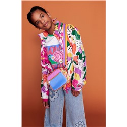 Monsoon Retro Print Windbreaker Jacket