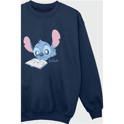 Brands In Lilo  Stitch Reading Girls Sweatshirt