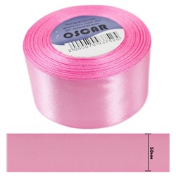 Лента атласная 2д (50 мм) (розовый) 05 (8235)
