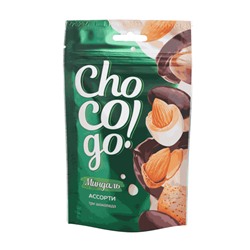 ChoCoGo 100 гр Миндаль Ассорти (три шоколада) 1/18