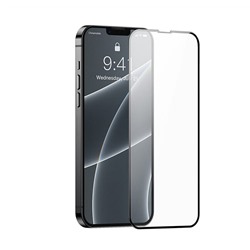 Защитное стекло iPhone 13 Pro Max/14 Plus 6.7" (черный) 9D тех.упаковка