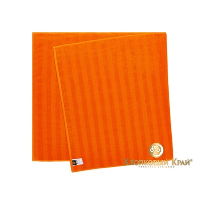 полотенца махровые Страйп оранж