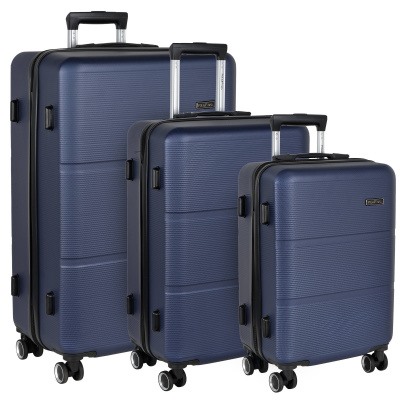 Комплект из 3-х ABS чемоданов Р612 Polar (Синий)
