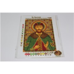 Рисунок на ткани для вышивания бисером Св.Святослав 12*16 см