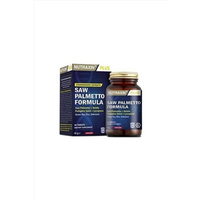 Для мужчин Nutraxin Plus Saw Palmetto Formula 60 Tablet 8680512627098