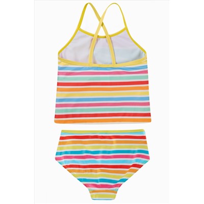 Frugi Blue Stripe Tankini Made From Chlorine Safe And Recycled Materials