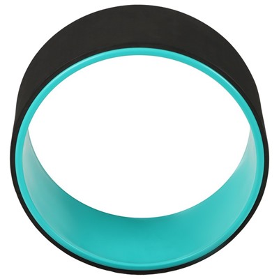 Йога-колесо Sangh «Лотос», 33×13 см, цвет мятный/чёрный