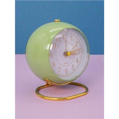 Часы-будильник «Loft lens», green