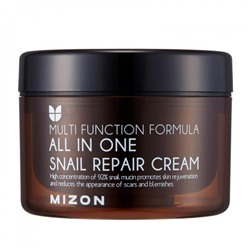 MIZON ALL IN ONE SNAIL REPAIR CREAM Крем для лица с муцином улитки 120мл