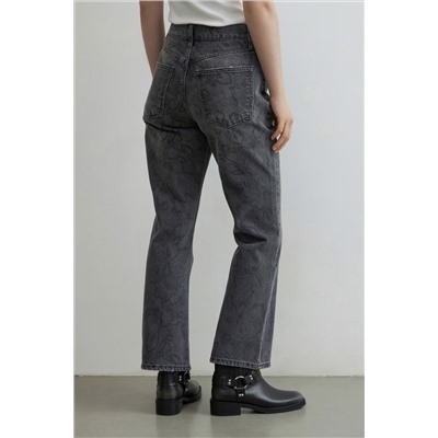 2384-892-916 джинсы серый / черный