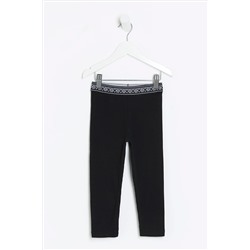 River Island Girls Waistband Rib Leggings