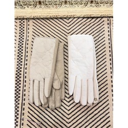 Перчатки женские плащевка/ромб