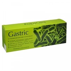 Капсулы "Gastric " (Гастрик) в среде-активаторе. При воспалительных процессах ЖКТ, 10 капсул
