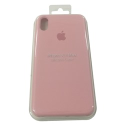 Силиконовый чехол для iPhone XS MAX розовый песок