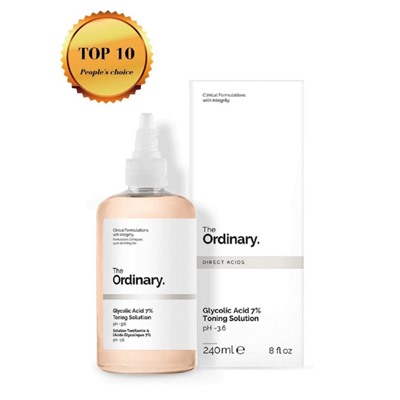 The Ordinary Тоник для лица с гликолиевой кислотой  Glycolic Acid 7% Toning Solution 240 ml