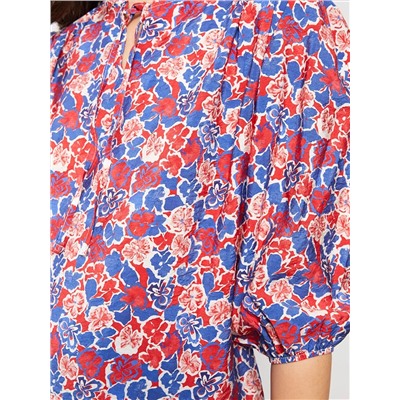 LC Waikiki Женская блузка с завязочным воротником и узором
