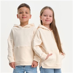 Худи детское KAFTAN "Basic line", размер 34 (122-128), цвет бежевый