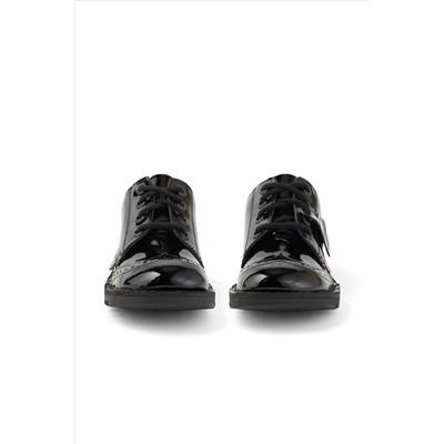 Kickers Kick Lo Black Brogues