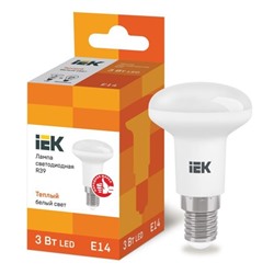 Лампа светодиодная ECO R39 3Вт 3000К тепл. бел. E14 270лм 230-240В IEK LLE-R39-3-230-30-E14