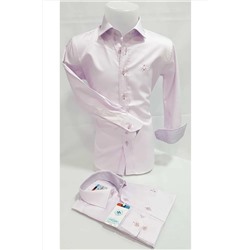 Новый сезон, атласная хлопковая рубашка с длинными рукавами для мальчика New-Louis-0039