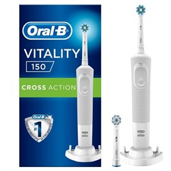 Электрическая зубная щетка Oral-B Vitality 150 CrossAction Белая