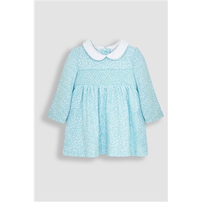 JoJo Maman Bébé Ditsy Floral Smocked Jersey Dress